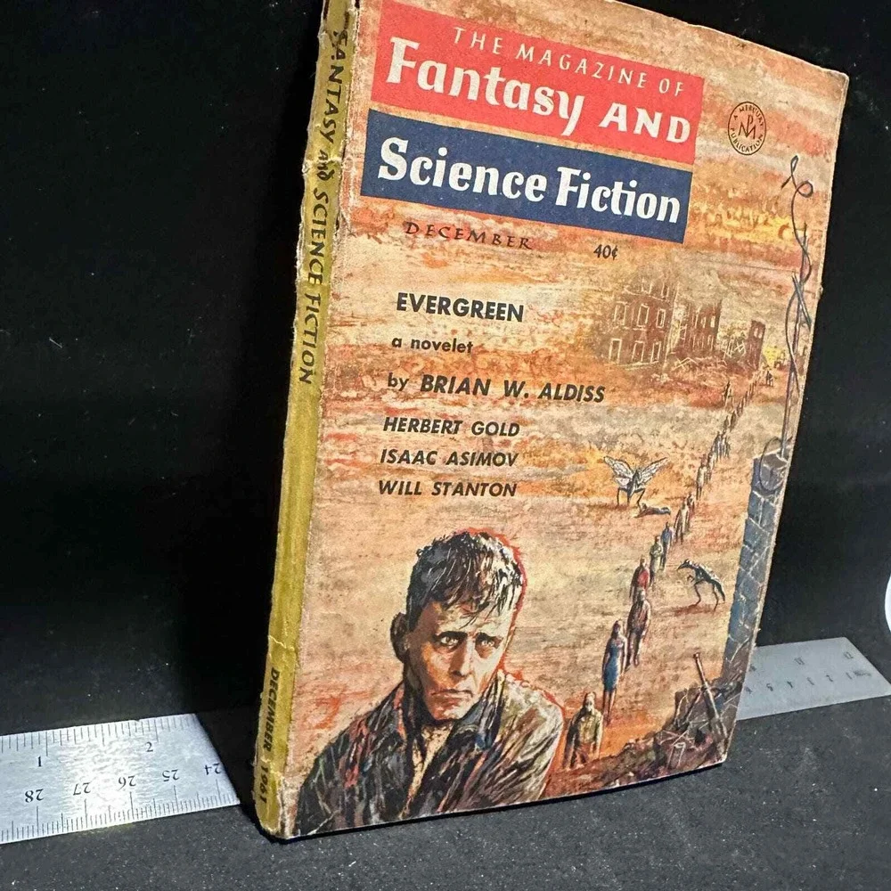 The Magazine of Fantasy and Science Fiction Dec 1962 Brian W Aldiss Isaac Asimov